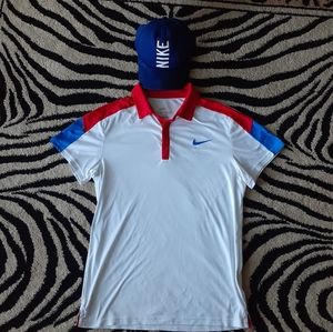 Nike Golf Polo Shirt with Hat